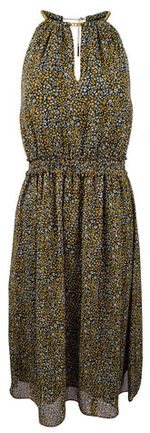 Michael Kors Women's Floral Chain-Neck Shift Dress-TY-6